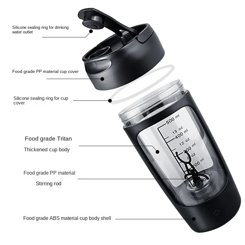Electric PowerShake Bottle