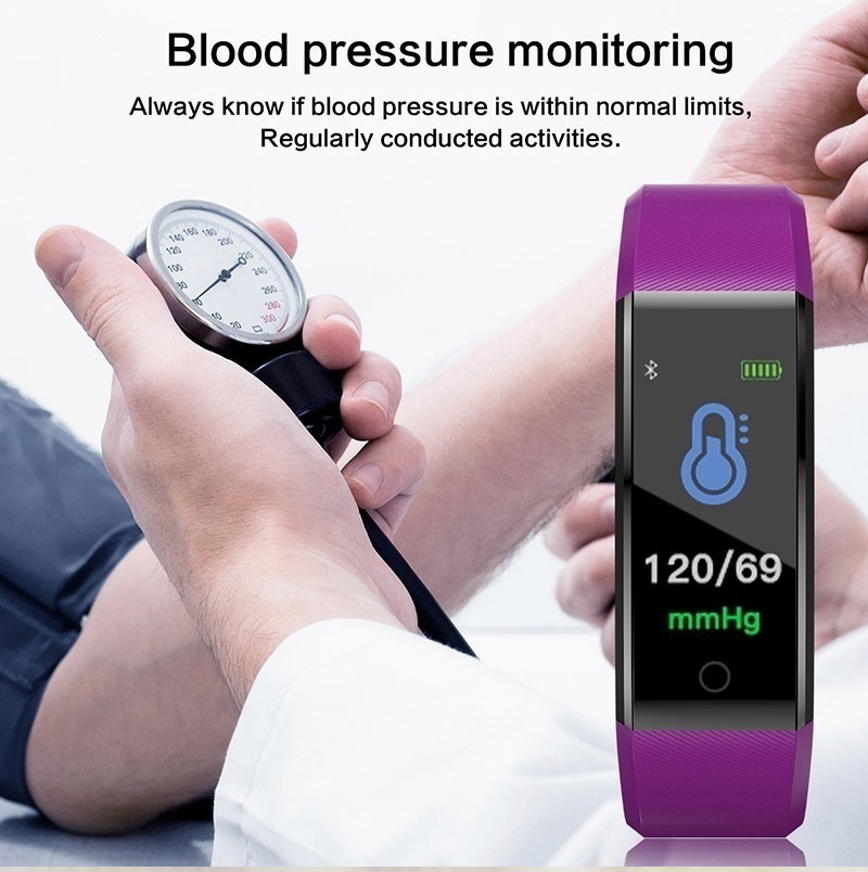 Heart Rate & Oxygen Monitor Smart Watch