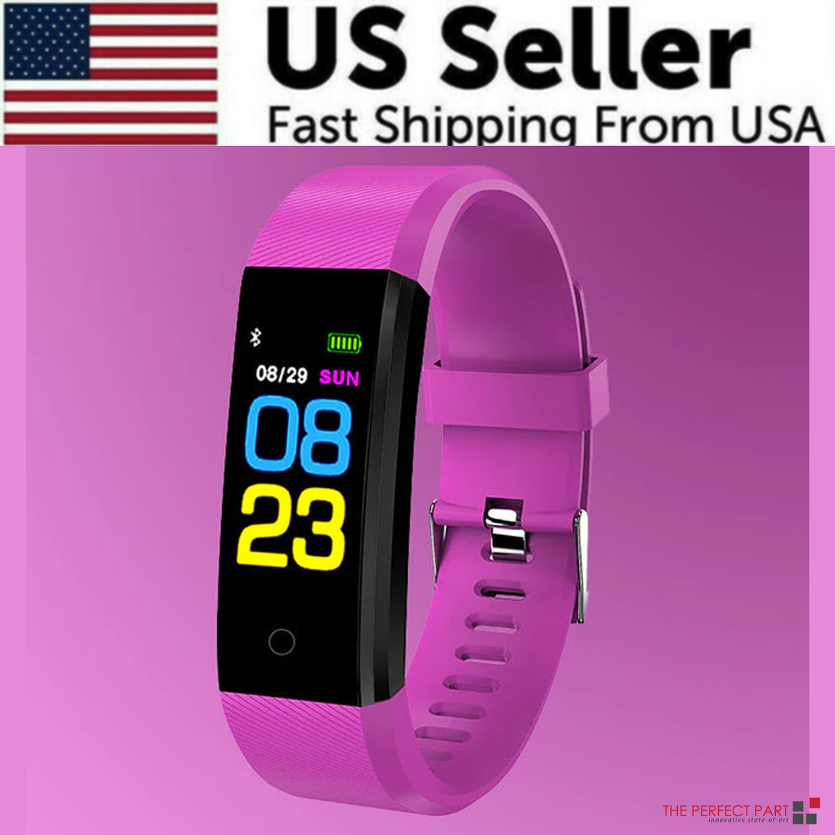 Heart Rate & Oxygen Monitor Smart Watch