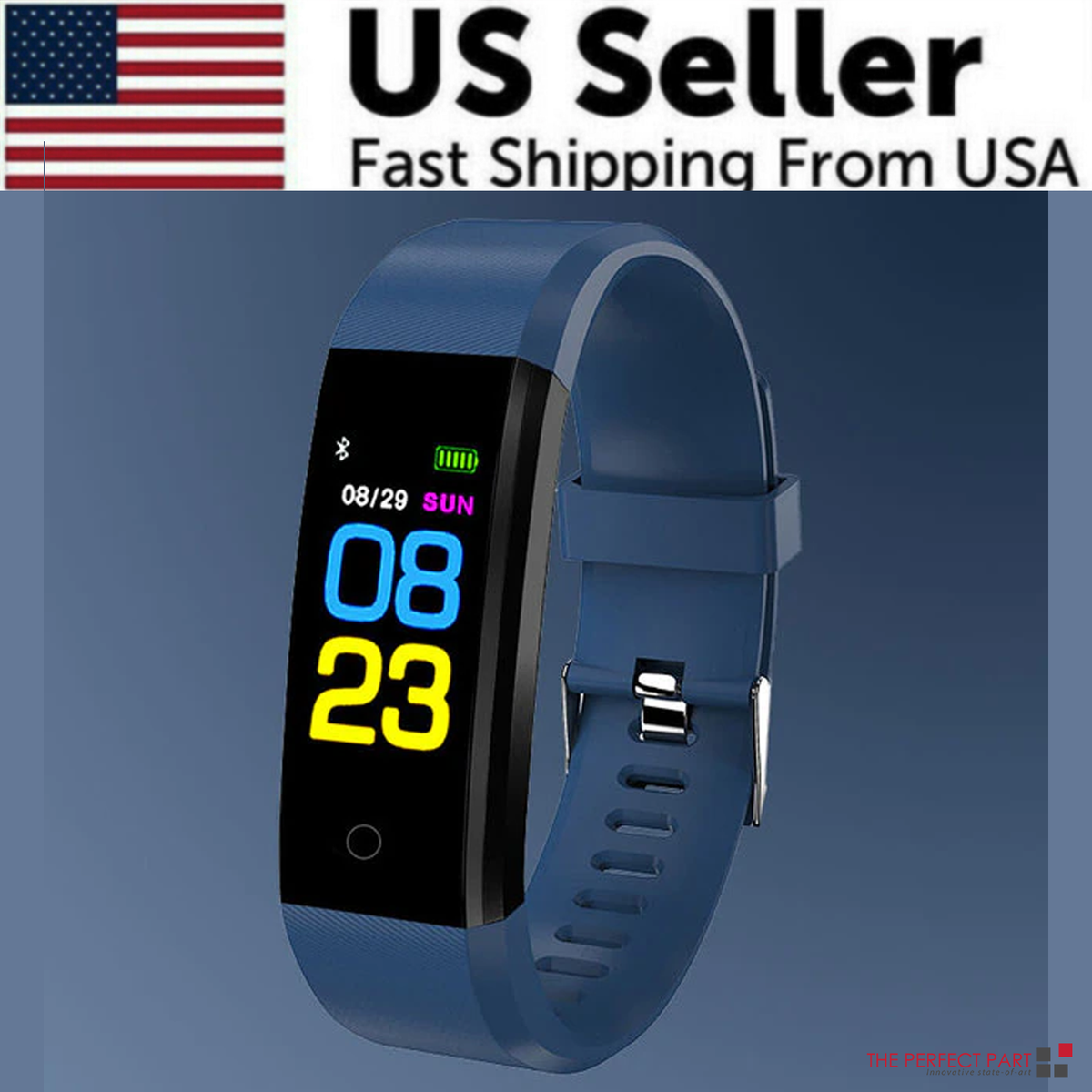 Heart Rate & Oxygen Monitor Smart Watch