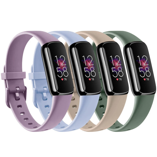 Fitbit Luxe Colorful Silicone Bands 4-Pack