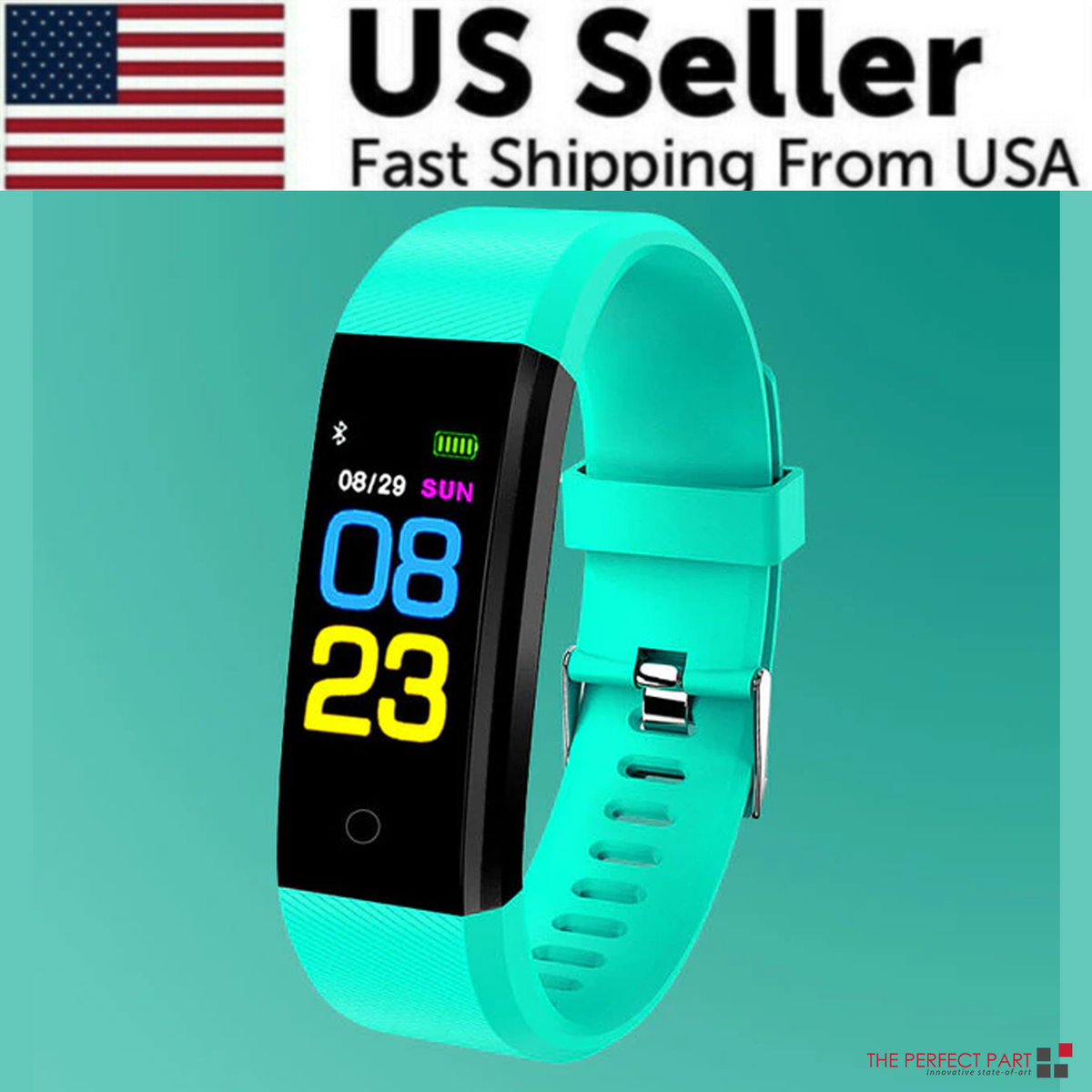 Heart Rate & Oxygen Monitor Smart Watch