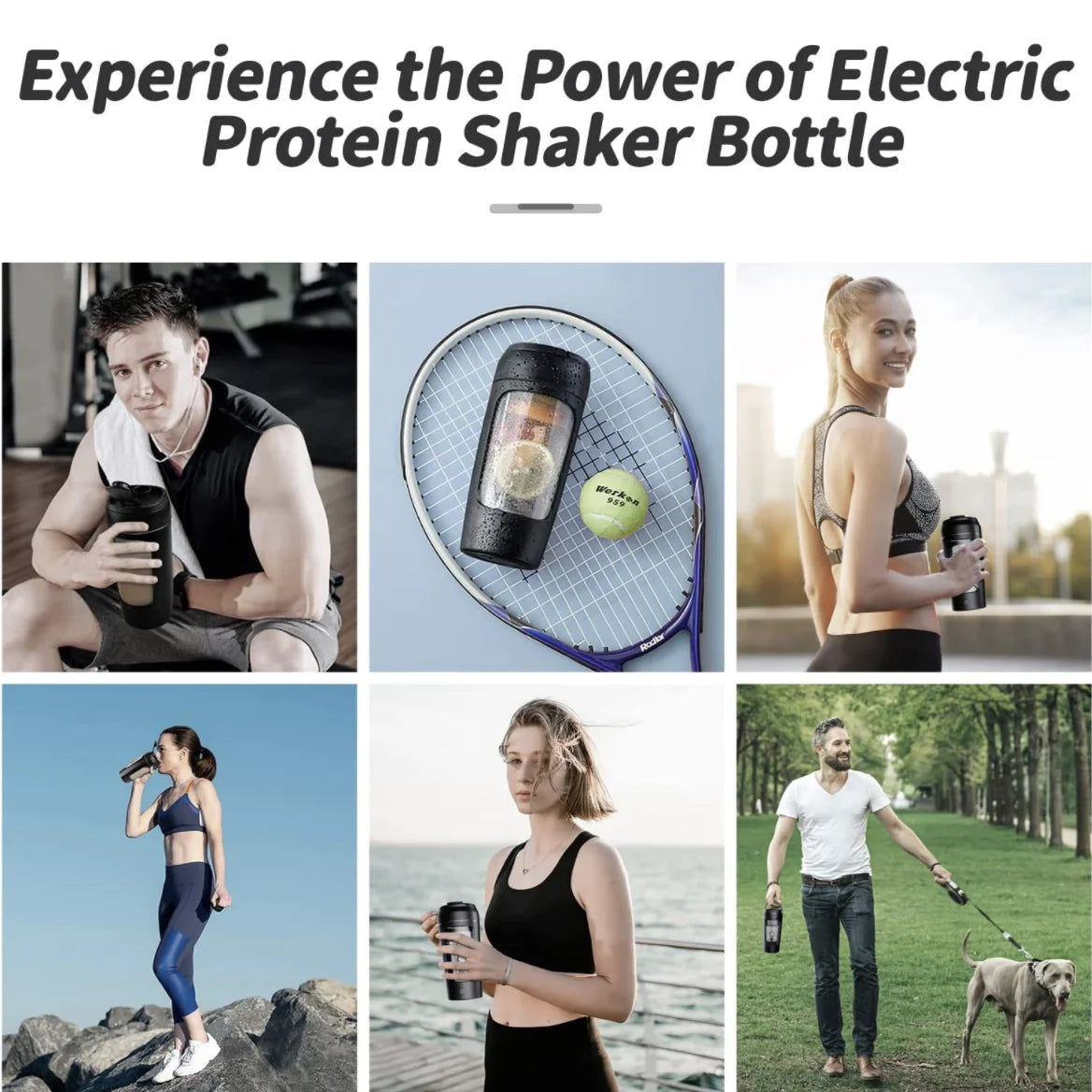 Electric PowerShake Bottle