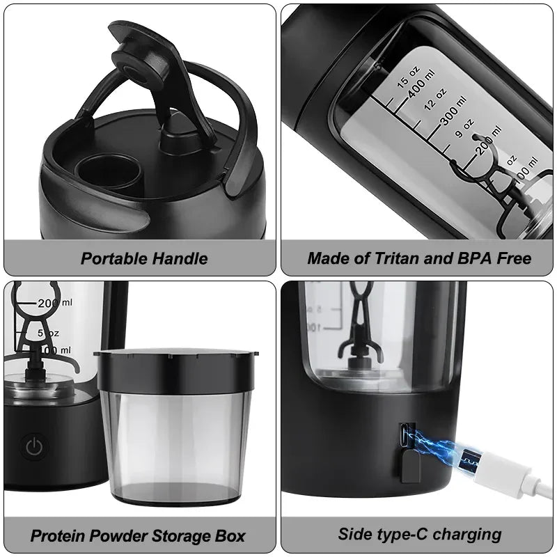 Electric PowerShake Bottle