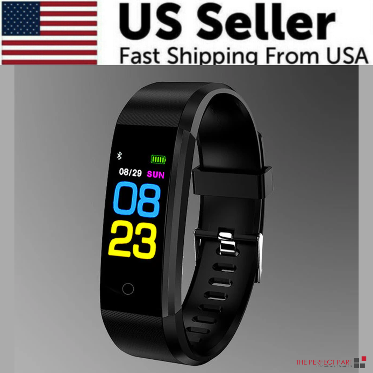Heart Rate & Oxygen Monitor Smart Watch