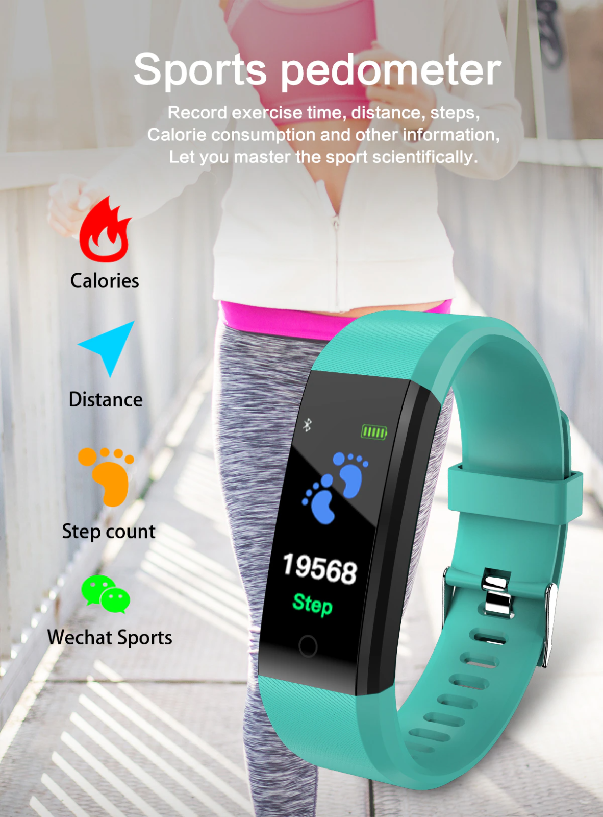 Heart Rate & Oxygen Monitor Smart Watch