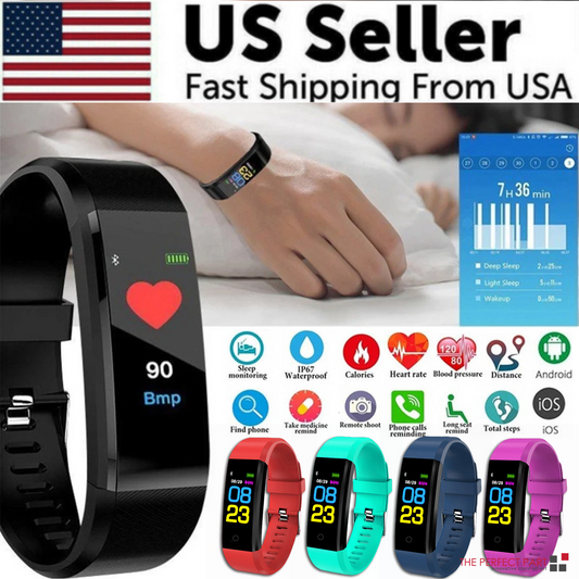Heart Rate & Oxygen Monitor Smart Watch