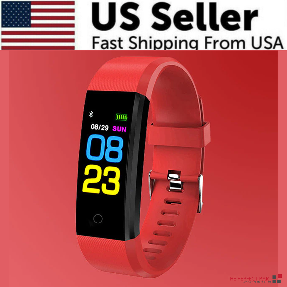 Heart Rate & Oxygen Monitor Smart Watch