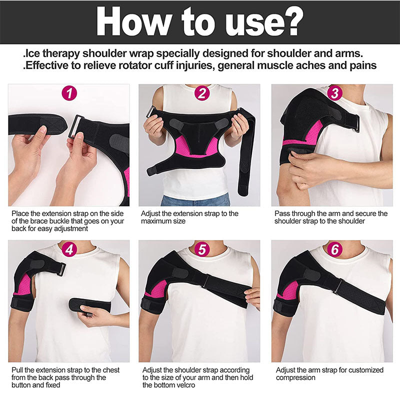 Vibrant Adjustable Sports Shoulder Brace