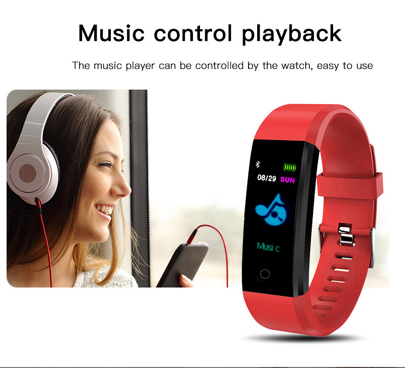 Heart Rate & Oxygen Monitor Smart Watch