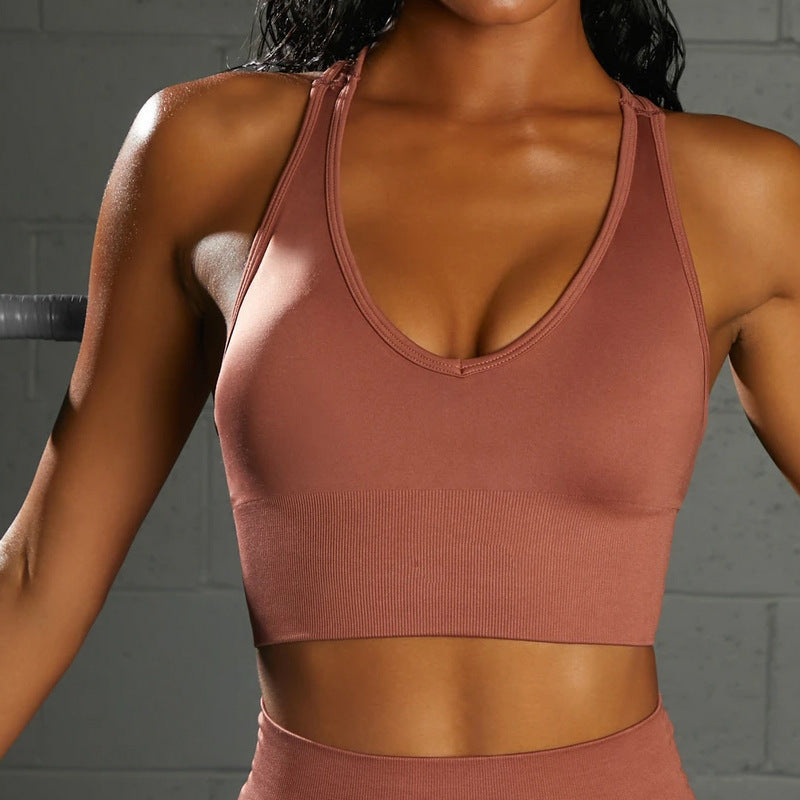 Chic Seamless Yoga Outfit Set