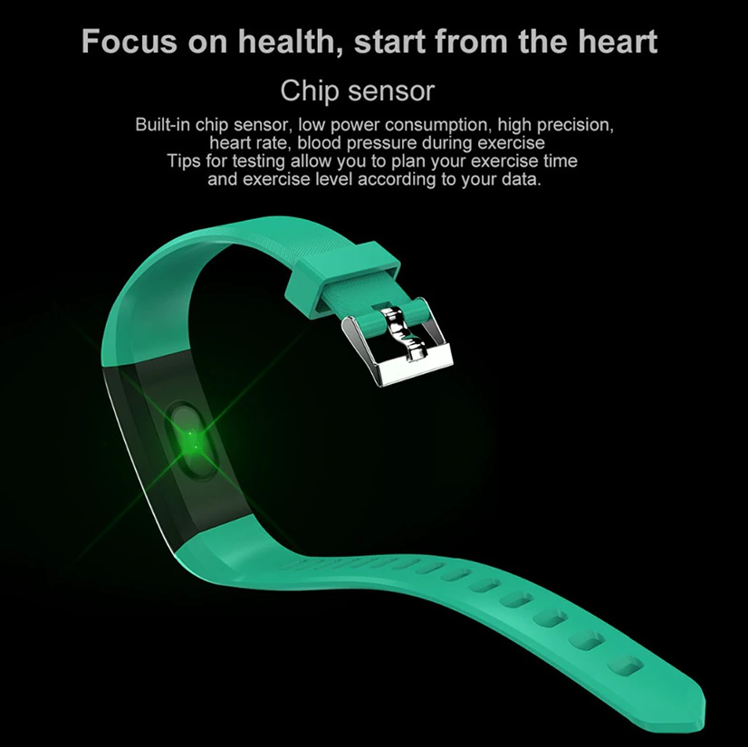 Heart Rate & Oxygen Monitor Smart Watch