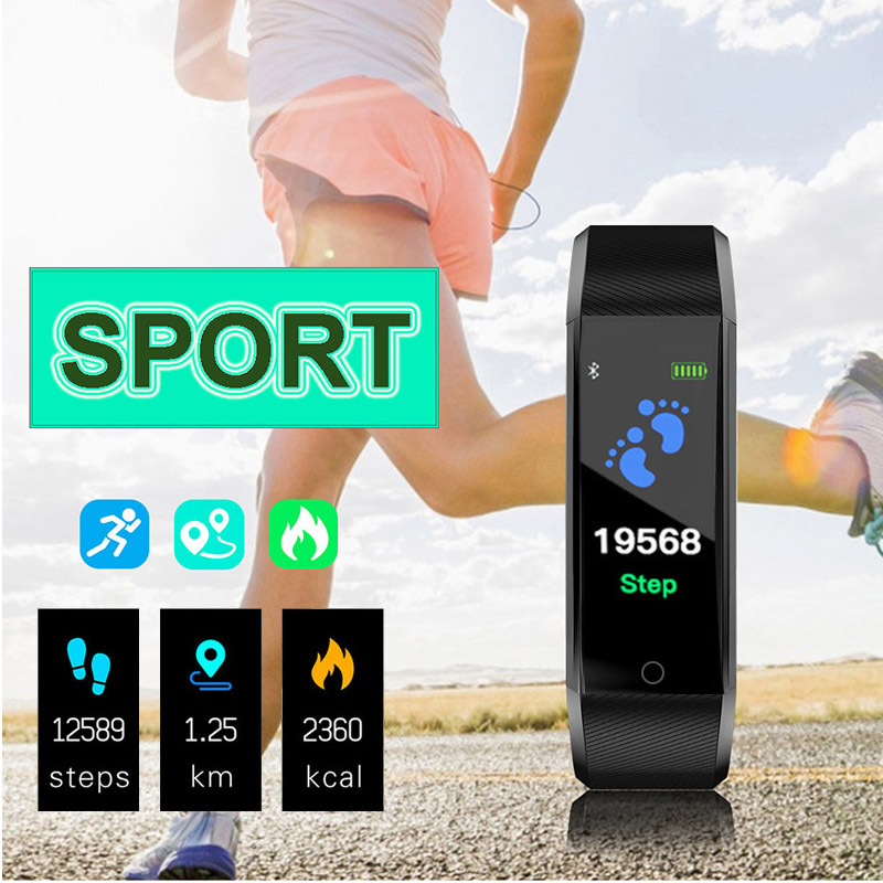 Heart Rate & Oxygen Monitor Smart Watch