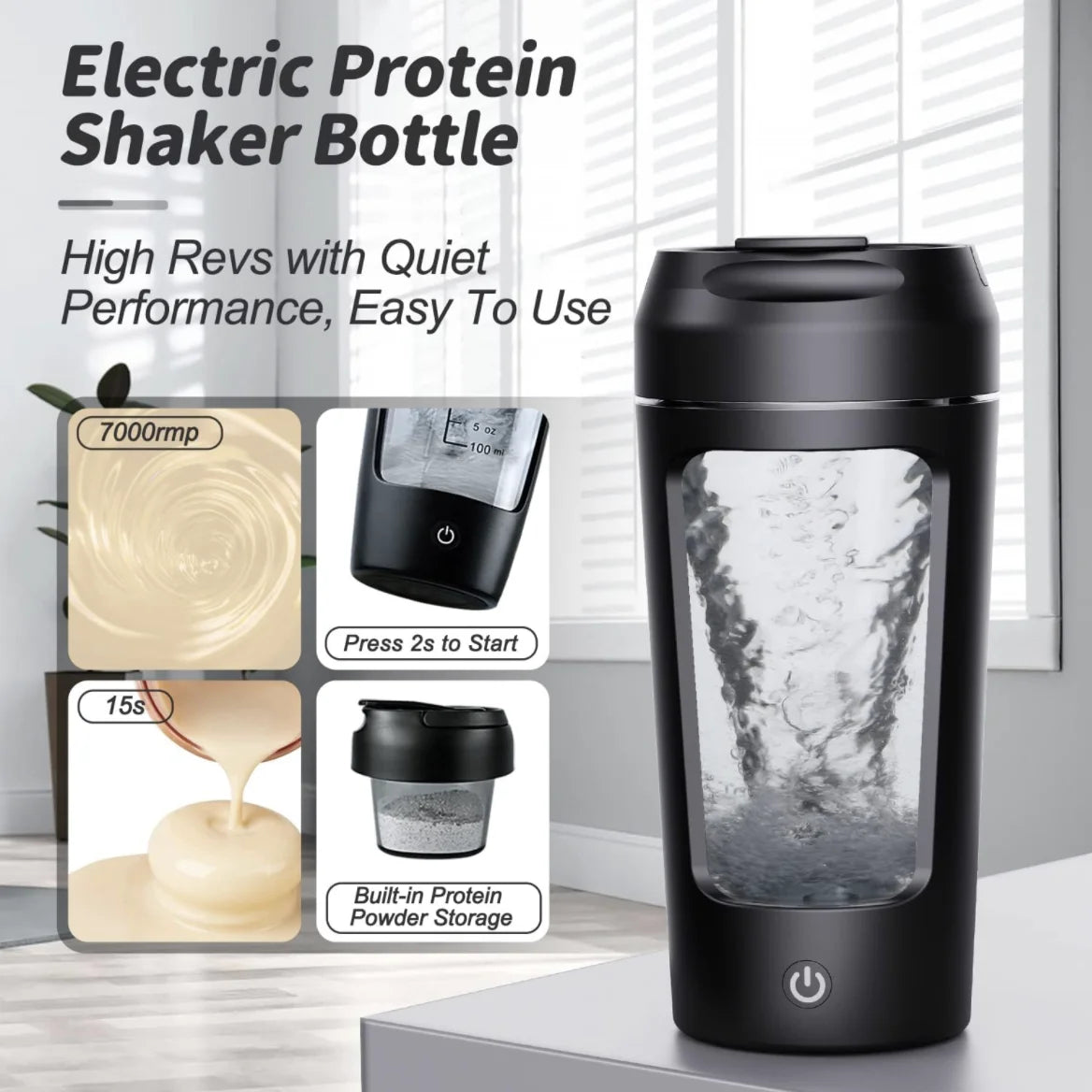 Electric PowerShake Bottle